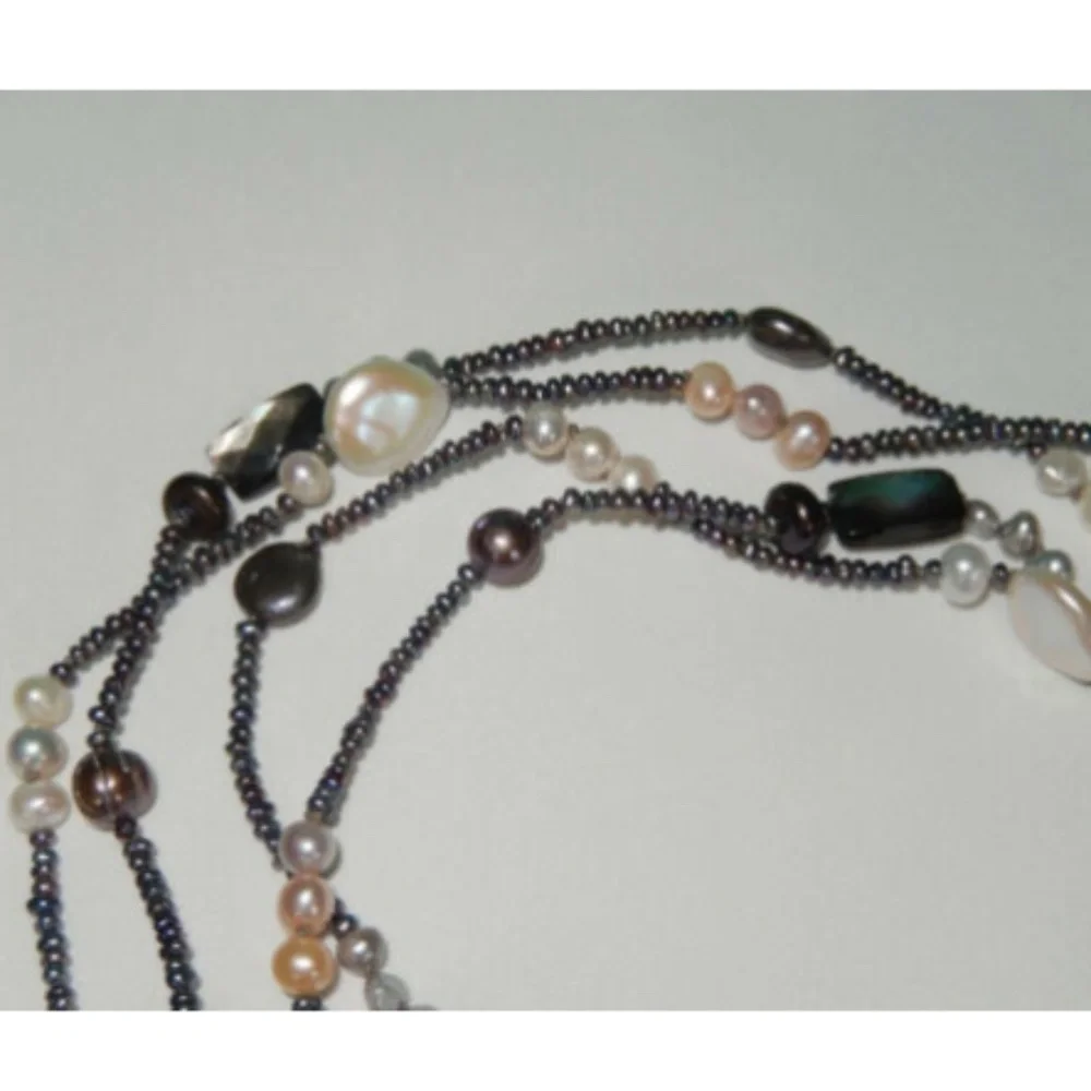 Stephen Dweck Multi-Hued Tahitian Mother Of Pearl Long Station 42